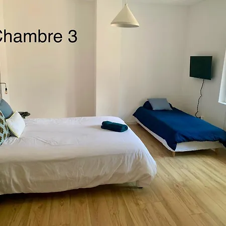 Maison 22 Couchages Prox Gare Et Centre Max 10 Holiday home Lille