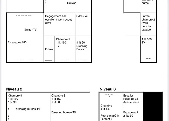 Maison 22 Couchages Prox Gare Et Centre Max 10 بيت للعطل ليل